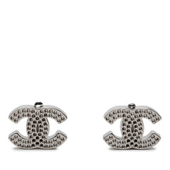 シャネル ココマーク パンチング イヤリング 03P シルバー メタル レディース CHANEL 【中古】