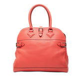 エルメス アトラス35 ハンドバッグ レッド系 シルバー金具 トリヨンクレマンス レディース HERMES 【中古】