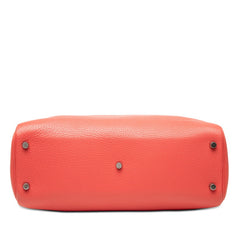 エルメス アトラス35 ハンドバッグ レッド系 シルバー金具 トリヨンクレマンス レディース HERMES 【中古】