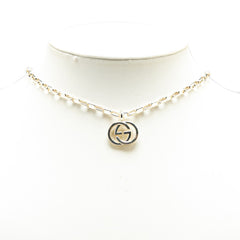 グッチ インターロッキングG ネックレス SV925 シルバー メンズ GUCCI 【中古】