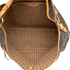 ルイ ヴィトン モノグラム ディライトフルGM ショルダーバッグ M40354 ブラウン PVC レザー レディース LOUIS VUITTON 【中古】