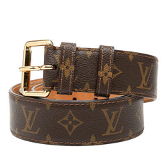ルイ ヴィトン モノグラム ベルト サイズ 100/40 ブラウン PVC メンズ LOUIS VUITTON 【中古】