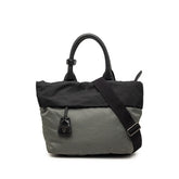 プラダ ハンドバッグ ショルダーバッグ 2WAY 1BG521 ブラック グレー ナイロン レディース PRADA 【中古】