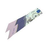 エルメス ツイリー Les Voitures a transformation 折り畳み式幌の馬車 スカーフ グリーン マルチカラー シルク レディース HERMES 【中古】