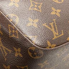 ルイ ヴィトン モノグラム ルーピングMM ショルダーバッグ ハンドバッグ M51146 ブラウン PVC レザー レディース LOUIS VUITTON 【中古】