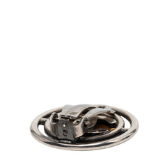 シャネル ココマーク ヴィンテージ ラウンド イヤリング 96P ゴールド シルバー メッキ レディース CHANEL 【中古】