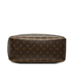ルイ ヴィトン モノグラム ドーヴィル ハンドバッグ M47270 ブラウン PVC レザー レディース LOUIS VUITTON 【中古】