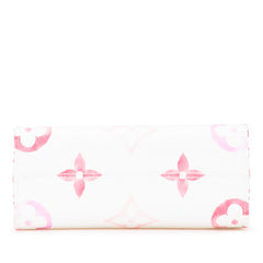 ルイ ヴィトン モノグラム オンザゴーPM バイ ザ プール ハンドバッグ ショルダーバッグ 2WAY M22976 ホワイト ピンク PVC レザー レディース LOUIS VUITTON 【中古】