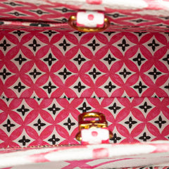 ルイ ヴィトン モノグラム オンザゴーPM バイ ザ プール ハンドバッグ ショルダーバッグ 2WAY M22976 ホワイト ピンク PVC レザー レディース LOUIS VUITTON 【中古】