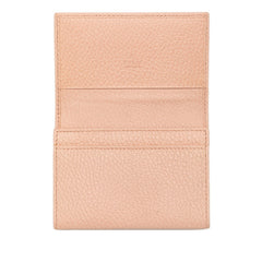グッチ GGマーモント カードケース 474748 ピンク レザー レディース GUCCI 【中古】