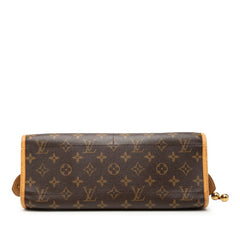 ルイ ヴィトン モノグラム ポパンクール ロン 斜め掛け ショルダーバッグ M40008 ブラウン PVC レザー レディース LOUIS VUITTON 【中古】