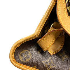 ルイ ヴィトン モノグラム ポパンクール ロン 斜め掛け ショルダーバッグ M40008 ブラウン PVC レザー レディース LOUIS VUITTON 【中古】