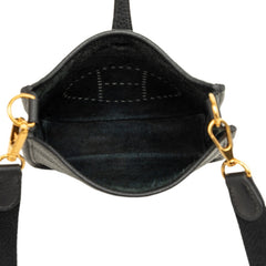 エルメス エブリン アマゾン TPM ショルダーバッグ ポシェット Z刻印 ブラック トリヨンクレマンス レディース HERMES 中古