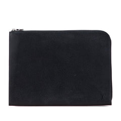 ルイ ヴィトン トリヨン ポシェット ジュール GM セカンドバッグ クラッチバッグ M67768 ノワール ブラック レザー メンズ LOUIS VUITTON 中古