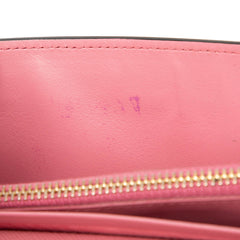 プラダ 長財布 ピンク マルチカラー サフィアーノレザー レディース PRADA 【中古】