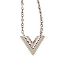ルイ ヴィトン ネックレス エセンシャルV ネックレス M63197 シルバー メタル レディース LOUIS VUITTON 中古