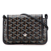 ゴヤール プリュメ ポーチウォレット ブラック PVC レザー レディース GOYARD 【中古】
