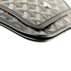 ゴヤール プリュメ ポーチウォレット ブラック PVC レザー レディース GOYARD 【中古】