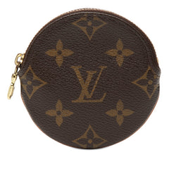 ルイ ヴィトン モノグラム ポルトモネロン コインケース 小銭入れ M61926 ブラウン PVC レザー レディース LOUIS VUITTON 【中古】