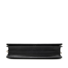 サルヴァトーレフェラガモ チェーン ショルダーバッグ ネイビー レザー レディース Salvatore Ferragamo 【中古】