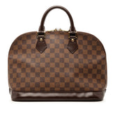 ルイ ヴィトン ダミエ アルマPM ハンドバッグ N53151 ブラウン PVC レザー レディース LOUIS VUITTON 【中古】