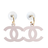シャネル ココマーク ピアス ゴールド ピンク メッキ レディース CHANEL 【中古】