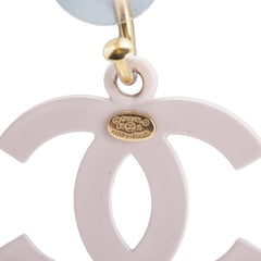 シャネル ココマーク ピアス ゴールド ピンク メッキ レディース CHANEL 【中古】