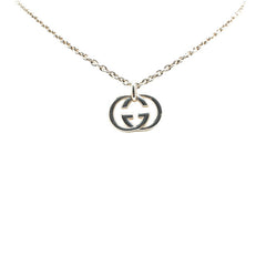 グッチ インターロッキングG ネックレス SV925 シルバー レディース GUCCI 【中古】