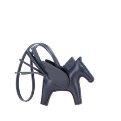 エルメス ロデオ ペガサスPM チャーム ネイビー アニョーミロ レディース HERMES 【中古】