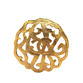 シャネル ヴィンテージ ココマーク ブローチ ゴールド メッキ レディース CHANEL 【中古】