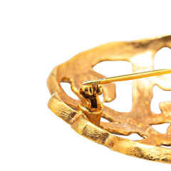 シャネル ヴィンテージ ココマーク ブローチ ゴールド メッキ レディース CHANEL 【中古】