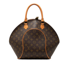 ルイ ヴィトン モノグラム エリプスMM ハンドバッグ M51126 ブラウン PVC レザー レディース LOUIS VUITTON 【中古】