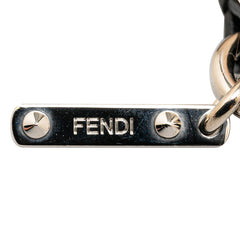 フェンディ モンスター キーホルダー チャーム オレンジ レッド ファー レディース FENDI 【中古】