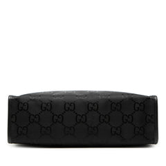 グッチ GGナイロン オフ ザ グリッド ロング ハンドバッグ ショルダーバッグ 2WAY 630355 ブラック ナイロン レザー レディース GUCCI 【中古】