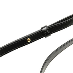 セリーヌ トリオンフ ショルダーバッグ ブラック レザー レディース CELINE 【中古】