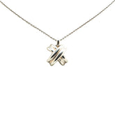 ティファニー シグネチャー ネックレス SV925 シルバー レディース TIFFANY&Co. 【中古】