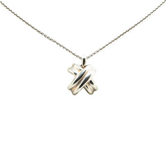 ティファニー シグネチャー ネックレス SV925 シルバー レディース TIFFANY&Co. 【中古】