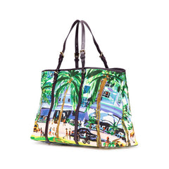 ルイ ヴィトン アイオール カバGM プロムナード トートバッグ ハンドバッグ M93774 グリーン マルチカラー キャンバス レザー レディース LOUIS VUITTON 【中古】