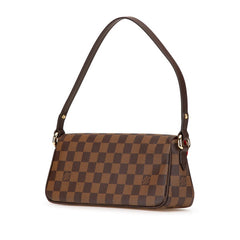 ルイ ヴィトン ダミエ ラヴェッロPM ハンドバッグ ショルダーバッグ N60007 ブラウン PVC レザー レディース LOUIS VUITTON 【中古】