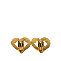 シャネル ヴィンテージ ココマーク ハート イヤリング ゴールド メッキ レディース CHANEL 【中古】