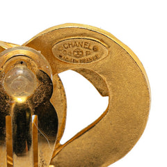 シャネル ヴィンテージ ココマーク ハート イヤリング ゴールド メッキ レディース CHANEL 【中古】