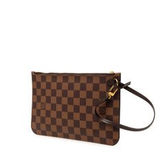 ルイ ヴィトン ダミエ ネヴァーフル 付属ポーチ ポーチ N41358 ブラウン PVC レザー レディース LOUIS VUITTON 【中古】