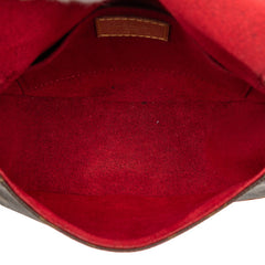 ルイ ヴィトン モノグラム タンブラン 斜め掛け ショルダーバック M51179 ブラウン PVC レザー レディース LOUIS VUITTON 【中古】
