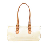 ルイ ヴィトン モノグラム ヴェルニ ローズウッド アヴェニュー ハンドバッグ ショルダーバッグ M93508 ペルル ホワイト パテントレザー レディース LOUIS VUITTON 【中古】