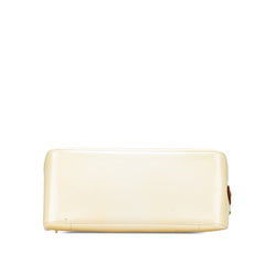 ルイ ヴィトン モノグラム ヴェルニ ローズウッド アヴェニュー ハンドバッグ ショルダーバッグ M93508 ペルル ホワイト パテントレザー レディース LOUIS VUITTON 【中古】