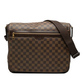 ルイ ヴィトン ダミエ スペンサー 斜め掛け ショルダーバッグ N58021 ブラウン PVC レザー メンズ LOUIS VUITTON 【中古】