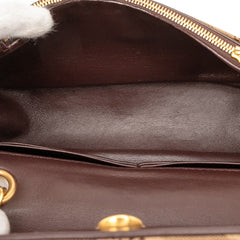 バレンシアガ BBロゴ チェーン ショルダーバッグ ハンドバッグ 516919 ベージュ ブラウン キャンバス レザー レディース BALENCIAGA 【中古】