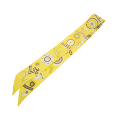 エルメス ツイリー TOHU-BOHU 混沌 スカーフ イエロー シルク レディース HERMES 【中古】