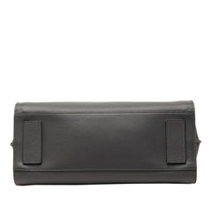 サンローラン サックドジュール スプール トートバッグ ショルダーバッグ 2WAY 480583 グレー レザー レディース SAINT LAURENT 【中古】