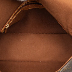 ルイ ヴィトン モノグラム ミニルーピング ショルダーバッグ ハンドバッグ M51147 ブラウン PVC レザー レディース LOUIS VUITTON 【中古】